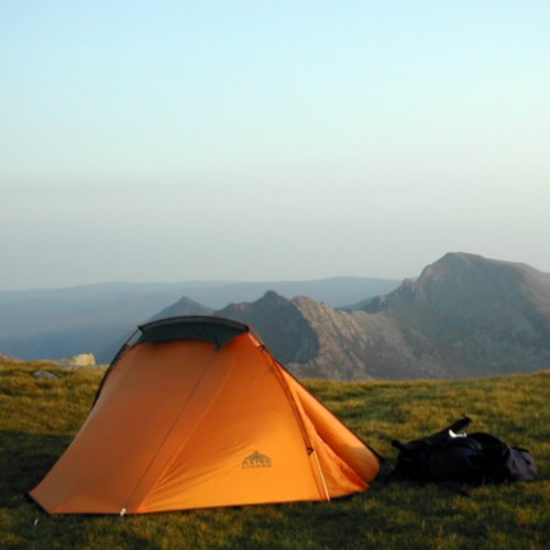 High camp near Caisteal Abhail