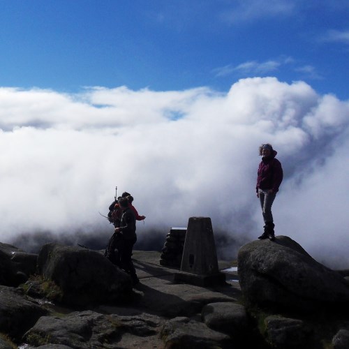 Goatfell summit - image courtesy of Cam Rivers